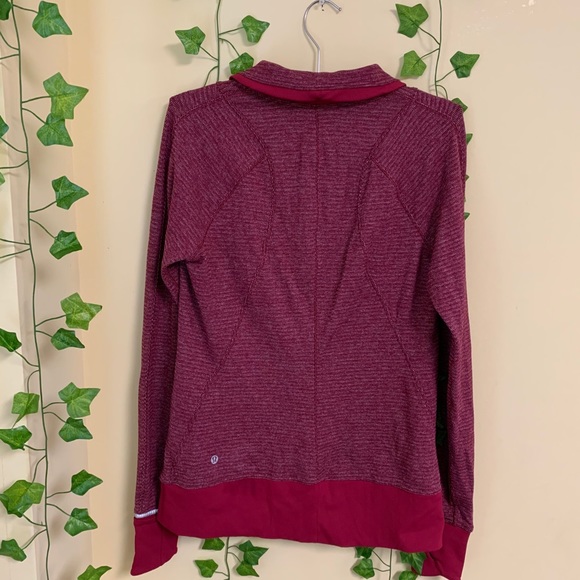 LULULEMON MAROON QUARTERZIP - Picture 4 of 7
